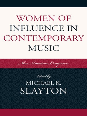 cover image of Women of Influence in Contemporary Music